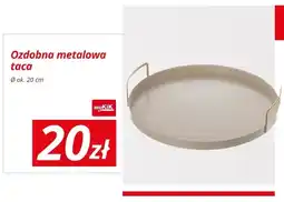 KiK Ozdobna metalowa taca myKiK Ø ok. 20 cm oferta