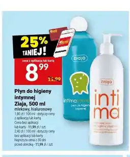 Twój Market Płyn do higieny intymnej Ziaja mlekowy oferta