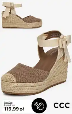 CCC Espadryle damskie DeeZee oferta