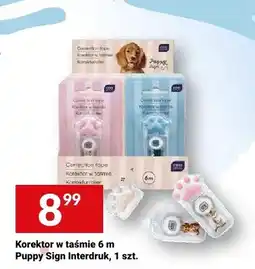 Twój Market Korektor w taśmie Puppy Sign Interdruk oferta
