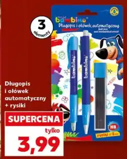 Kaufland Długopis i ołówek automatyczny + rysiki oferta