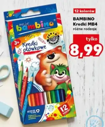 Kaufland Bambino Kredki MB4 oferta