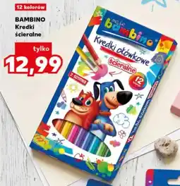 Kaufland Bambino Kredki ścieralne oferta