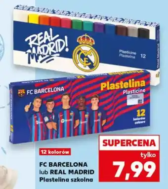 Kaufland FC Barcelona lub Real Madrid Plastelina Szkolna oferta