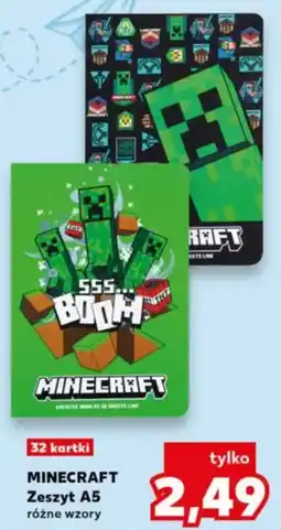 Kaufland Minecraft Zeszyt A5 oferta