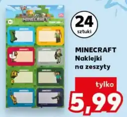 Kaufland Minecraft Naklejki Na Zeszyty oferta