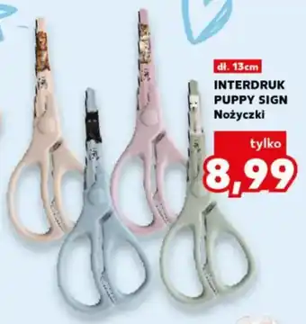 Kaufland Interdruk Puppy Sign Nożyczki oferta