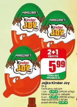 Dino Kinder Joy Minecraft oferta