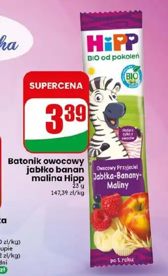 Dino Batonik owocowy jabłko banan malina Hipp oferta