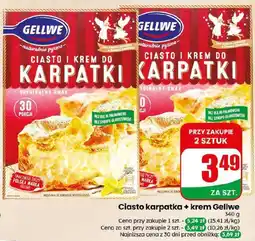 Dino Ciasto karpatka + krem Gellwe oferta