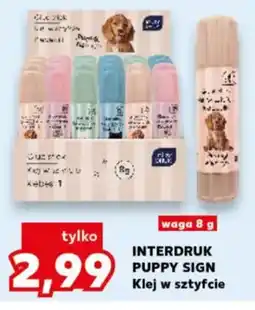 Kaufland Interdruk Puppy Sign Klej w Sztyfcie oferta