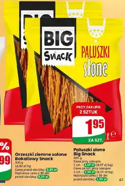 Dino Paluszki słone Big Snack oferta