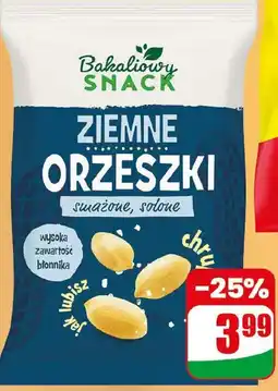 Dino Bakaliowy SNACK ZIEMNE ORZESZKI smażone, solone oferta