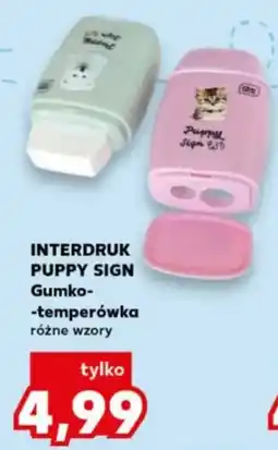Kaufland Interdruk Puppy Sign Gumko Gumko- -Temperówka oferta