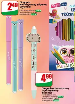 Dino Długopis wymazywalny z figurką Gryzmaki oferta