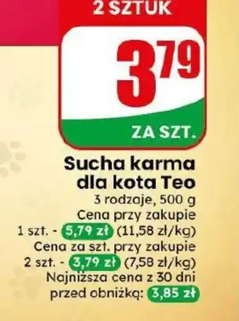Dino Sucha karma dla kota Teo oferta
