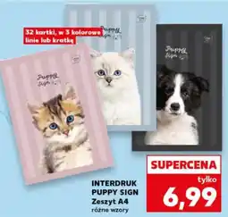 Kaufland Interdruk Puppy Sign Zeszyt A4 oferta