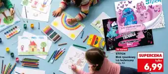 Kaufland Stitch Blok rysunkowy lub techniczny biały, A4 oferta