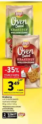 Intermarche Krakersy wielozbożowe Lay's Oven Baked oferta