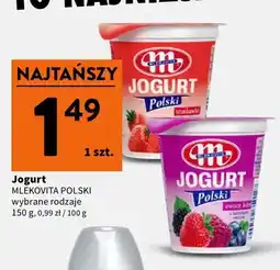 Intermarche Jogurt Mlekovita Polski truskawkowy oferta