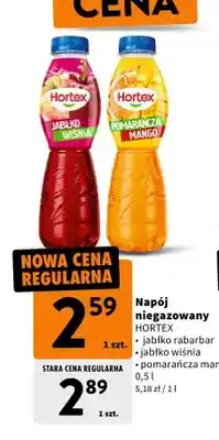 Intermarche Napój niegazowany Hortex jabłko rabarbar oferta