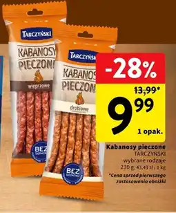 Intermarche Kabanosy pieczone wieprzowe Tarczyński oferta