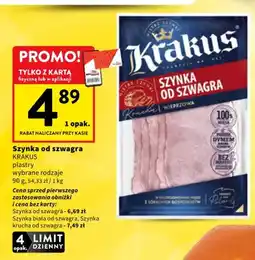 Intermarche Szynka od szwagra Krakus plastry oferta