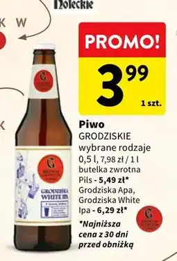 Intermarche Piwo Grodziskie wybrane rodzaje oferta