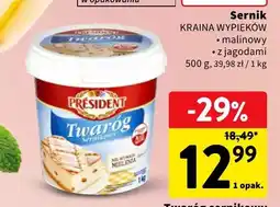 Intermarche Twaróg sernikowy President oferta