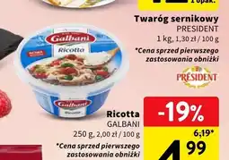 Intermarche Ser Ricotta Galbani oferta