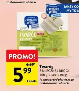 Intermarche Twaróg półtłusty krajanka Z Mlecznej Drogi oferta