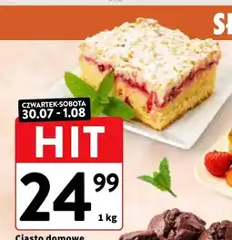 Intermarche Ciasto domowe z owocami sezonowymi oferta