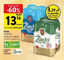 Intermarche Piwo Žatecký Světlý Ležák 4-pak oferta