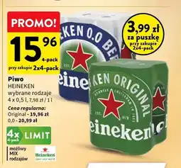 Intermarche Piwo Heineken Original 4-pak oferta