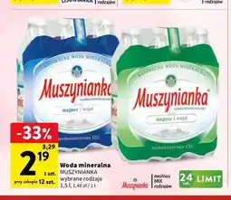 Intermarche Woda mineralna Muszynianka Średnionasycona oferta