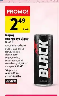 Intermarche Napój energetyzujący Black Citrus oferta