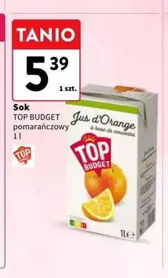 Intermarche Sok pomarańczowy Top Budget oferta