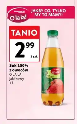 Intermarche Sok 100% jabłkowy O La La! oferta