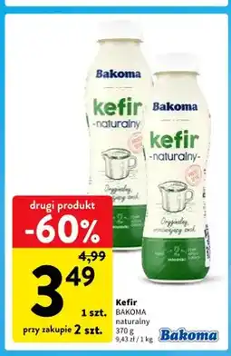 Intermarche Kefir naturalny Bakoma oferta
