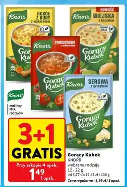 Intermarche Zupa instant Knorr Gorący Kubek Rosół z kury z makaronem oferta