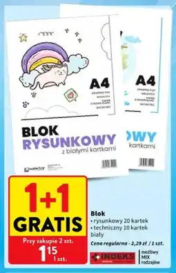 Intermarche Blok rysunkowy Wektor A4 20 kartek oferta