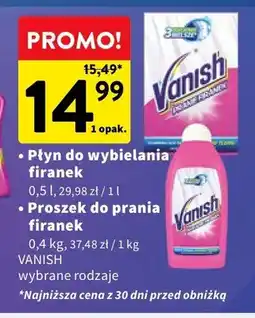 Intermarche Proszek do prania firanek Vanish oferta