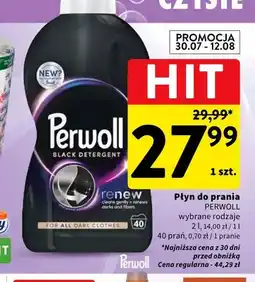 Intermarche Płyn do prania Perwoll Renew oferta