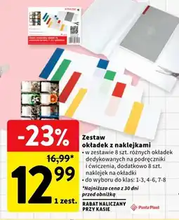 Intermarche Zestaw okładek z naklejkami Panta Plast oferta