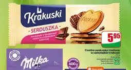 Dino Ciastka serduszka maślane w czekoladzie Krakuski oferta
