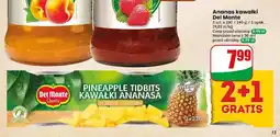 Dino Ananas w puszce kawałki Del Monte 3-pak oferta