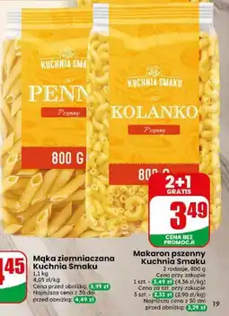 Dino Makaron pszenny Penne Kuchnia Smaku oferta