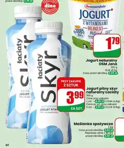 Dino Jogurt pitny skyr naturalny Łaciate oferta