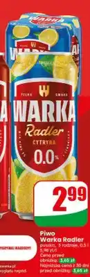 Dino Piwo bezalkoholowe Warka Radler Cytryna oferta