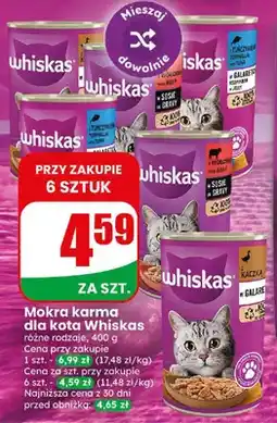 Dino Mokra karma dla kota Whiskas z tuńczykiem w galaretce oferta